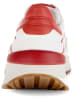 Gabor Leder-Sneakers in Weiß/ Rot