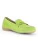 Gabor Leren mocassins groen