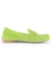 Gabor Leren mocassins groen