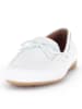 Gabor Leren mocassins wit