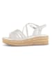 Gabor Sleehaksandalen zilverkleurig/grijs