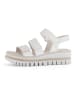 Gabor Leren sleehaksandalen wit