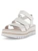 Gabor Leren sleehaksandalen wit