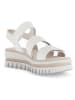 Gabor Leren sleehaksandalen wit