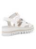 Gabor Leren sleehaksandalen wit