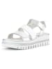 Gabor Leren sleehaksandalen wit