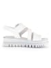 Gabor Leren sleehaksandalen wit