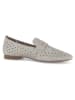 Gabor Leren mocassins grijs