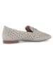 Gabor Leren mocassins grijs