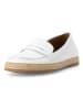 Gabor Leren mocassins wit