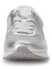 Gabor Leder-Sneakers in Silber/ Grau
