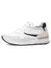 Gabor Leder-Sneakers in Weiß/ Beige