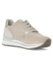Gabor Leren sneakers beige/goudkleurig