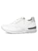Gabor Leren sneakers wit/zilverkleurig