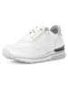 Gabor Leren sneakers wit/zilverkleurig