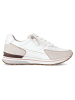 Gabor Leder-Sneakers in Weiß/ Beige