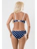 Valea Push-up beha "Maura" donkerblauw/wit