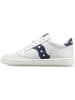 Saucony Leren sneakers wit/donkerblauw