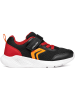 Geox Sneakers "Sprintye" in Schwarz/ Rot
