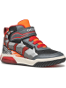 Geox Sneakers "Inek" in Grau/ Rot