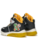 Geox Sneakers "Ciberdron" in Schwarz/ Gelb