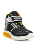 Geox Sneakers "Ciberdron" in Schwarz/ Gelb