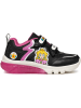 Geox Sneakers "Ciberdron" in Schwarz/ Pink