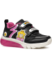 Geox Sneakers "Ciberdron" in Schwarz/ Pink