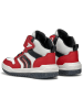 Geox Sneakersy "Buzzerlight" w kolorze biało-czerwono-czarnym
