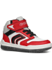 Geox Sneakers "Buzzerlight" in Weiß/ Rot/ Schwarz