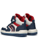 Geox Sneakers "Buzzerlight" in Dunkelblau/ Weiß/ Rot