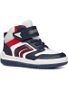 Geox Sneakers "Buzzerlight" in Dunkelblau/ Weiß/ Rot