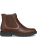 Geox Leren chelseaboots "Spherica" lichtbruin