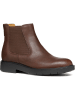 Geox Leren chelseaboots "Spherica" lichtbruin
