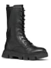 Geox Leder-Stiefel "Vilde" in Schwarz
