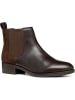 Geox Leren chelseaboots "Felicity" bruin
