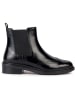 Geox Leder-Chelsea-Boots "Walk Pleasure" in Schwarz