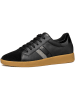 Geox Leder-Sneakers "Meleda" in Schwarz