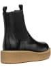 Geox Leder-Chelsea-Boots "Elidea" in Schwarz