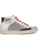 Geox Sneakers "Blomiee" crème/zilverkleurig/zwart