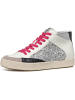Geox Sneakers "Blomiee" in Creme/ Silber/ Schwarz