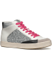 Geox Sneakers "Blomiee" in Creme/ Silber/ Schwarz