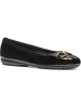 Geox Leder-Ballerinas "Annytah" in Schwarz