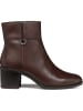 Geox Leren enkellaarzen "New Ashell" bruin