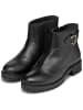 Geox Leren enkelboots "Hoara" zwart
