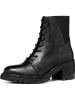 Geox Leder-Stiefeletten "Damiana" in Schwarz