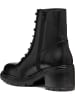 Geox Leder-Stiefeletten "Damiana" in Schwarz