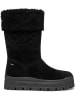Geox Leder-Winterstiefel "Spherica" in Schwarz
