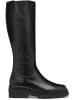 Geox Leder-Stiefel "Felleny" in Schwarz