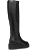 Geox Leder-Stiefel "Felleny" in Schwarz